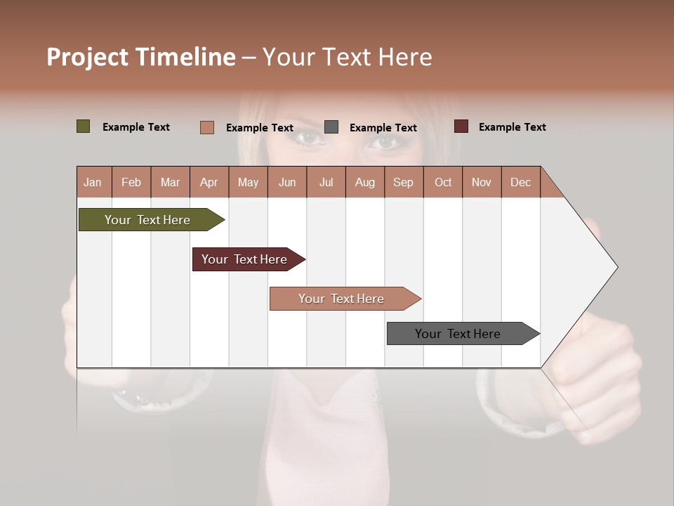 Joy Girl Woman PowerPoint Template