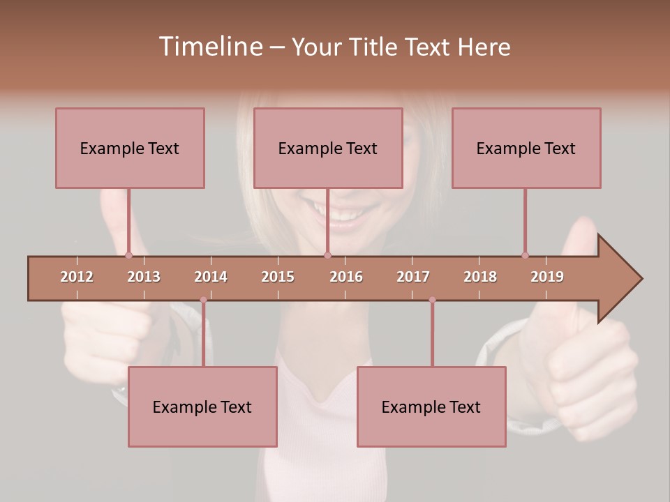 Joy Girl Woman PowerPoint Template