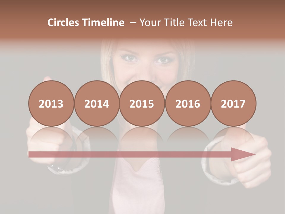 Joy Girl Woman PowerPoint Template