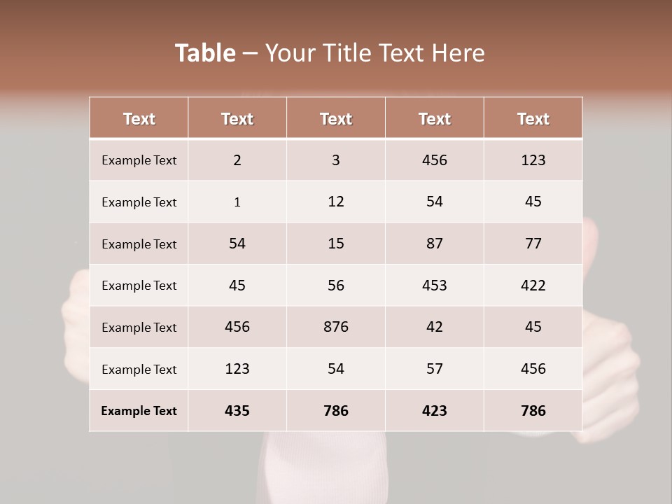 Joy Girl Woman PowerPoint Template