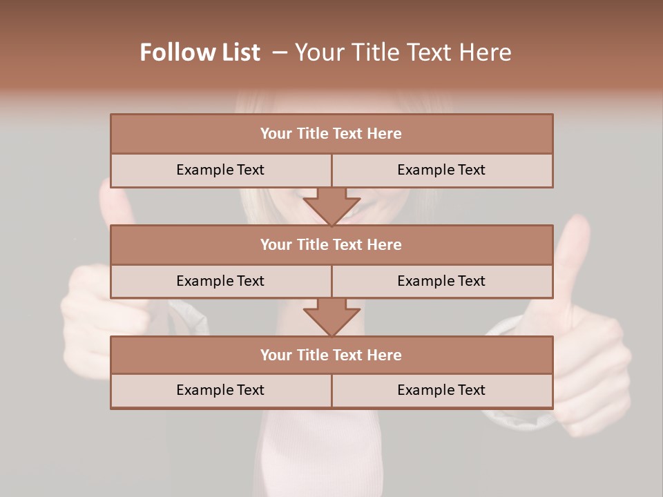 Joy Girl Woman PowerPoint Template