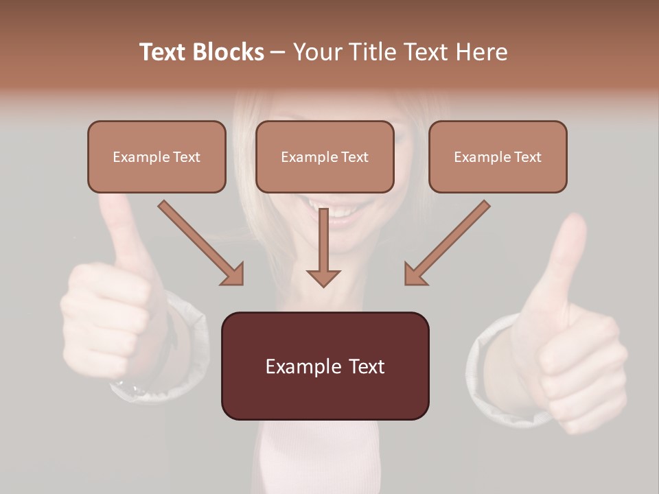 Joy Girl Woman PowerPoint Template