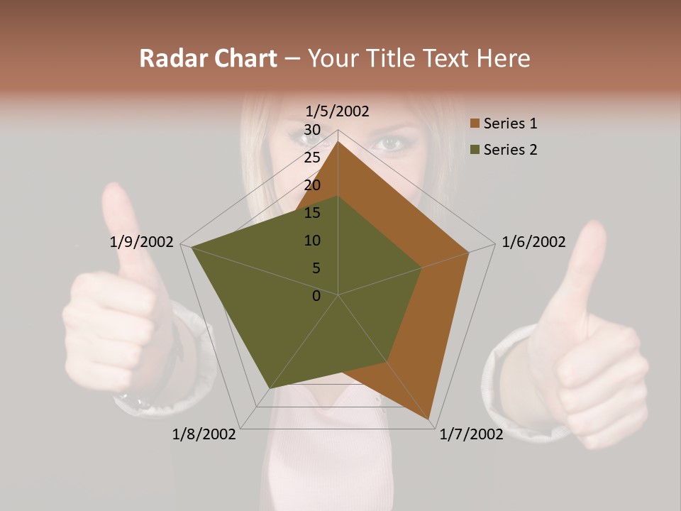 Joy Girl Woman PowerPoint Template