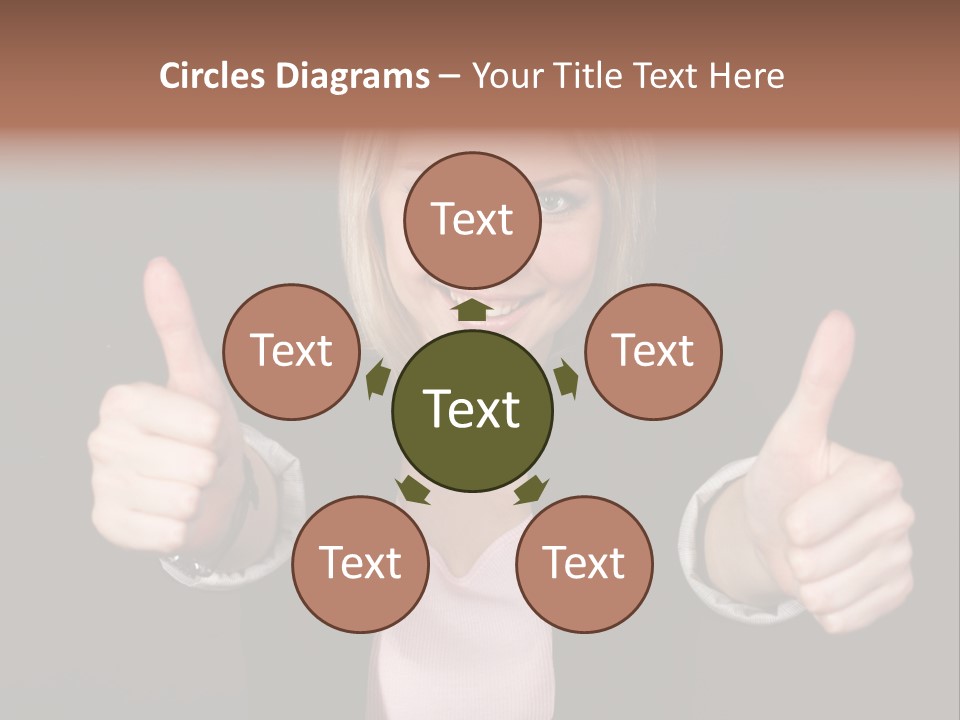 Joy Girl Woman PowerPoint Template