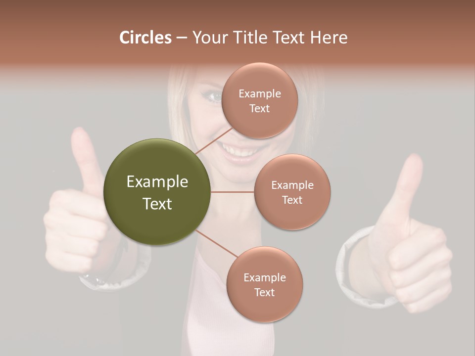 Joy Girl Woman PowerPoint Template