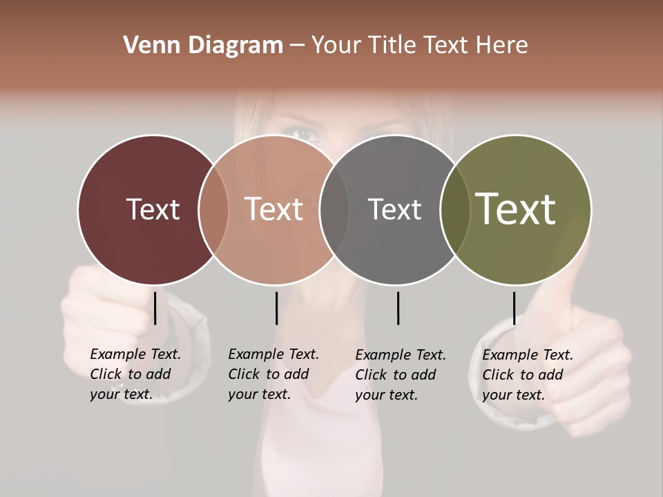 Joy Girl Woman PowerPoint Template