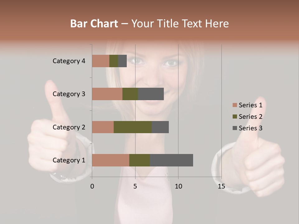 Joy Girl Woman PowerPoint Template