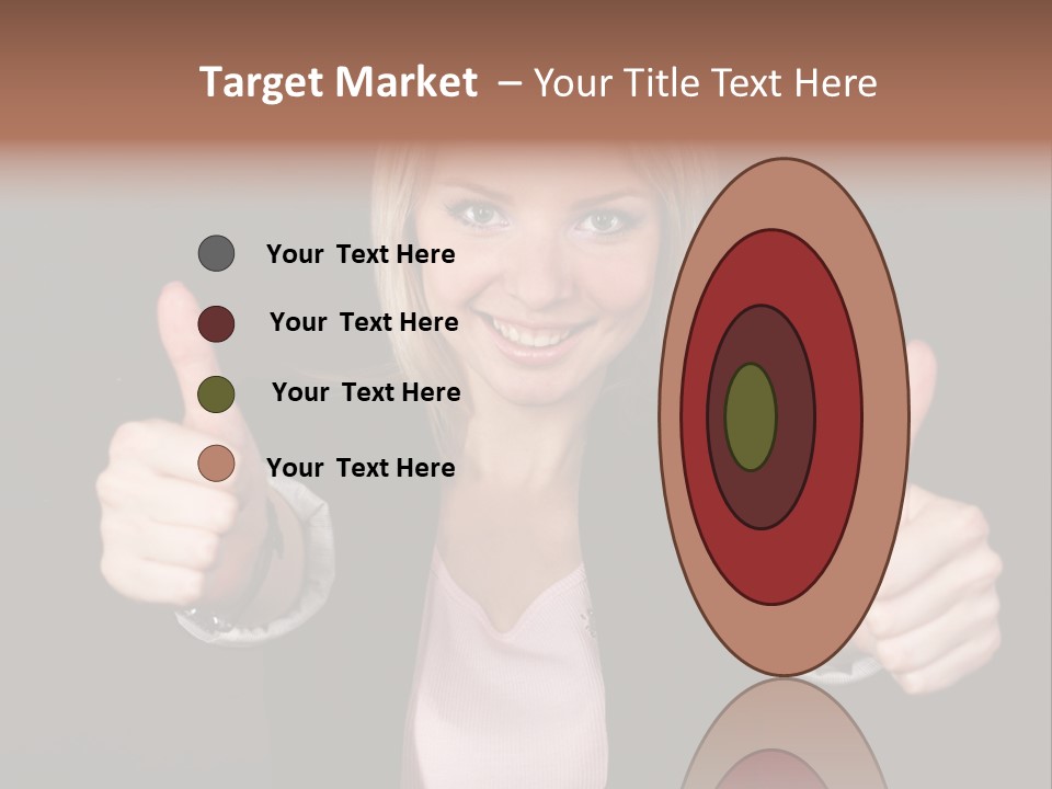 Joy Girl Woman PowerPoint Template