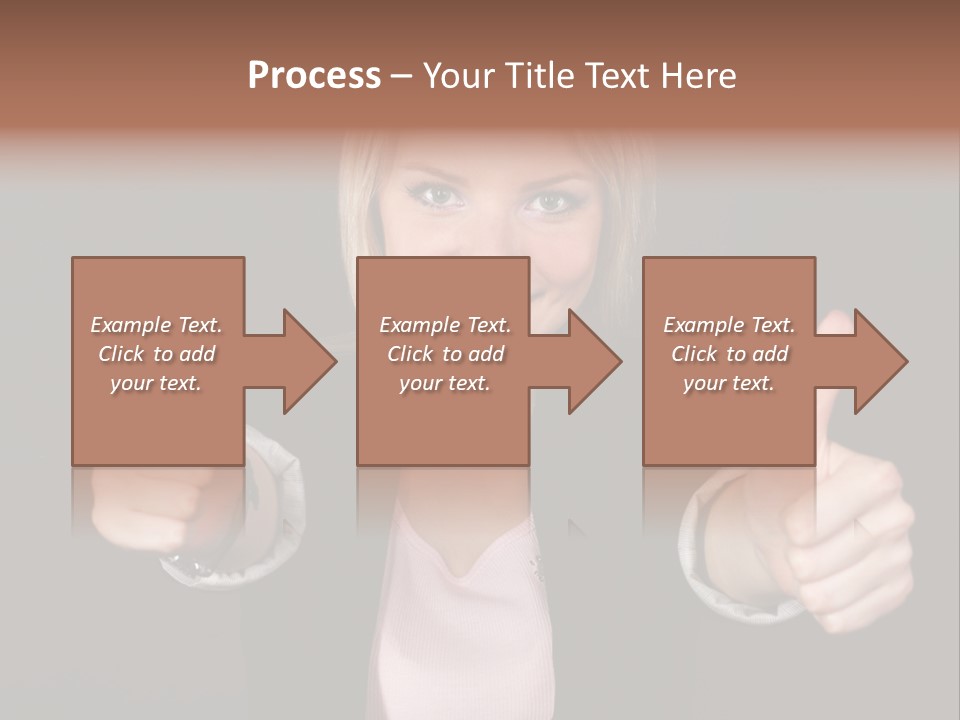 Joy Girl Woman PowerPoint Template