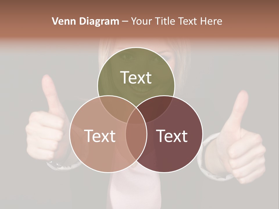 Joy Girl Woman PowerPoint Template