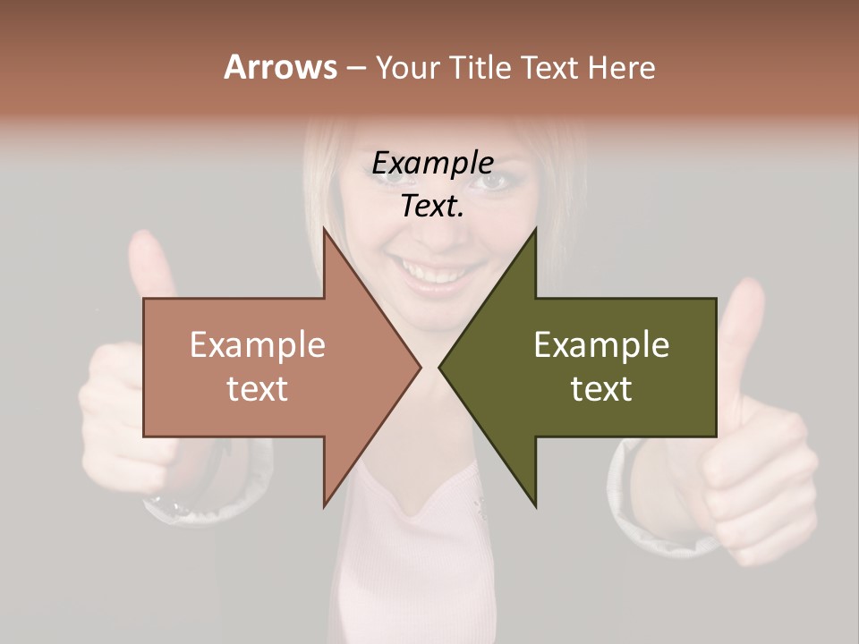 Joy Girl Woman PowerPoint Template