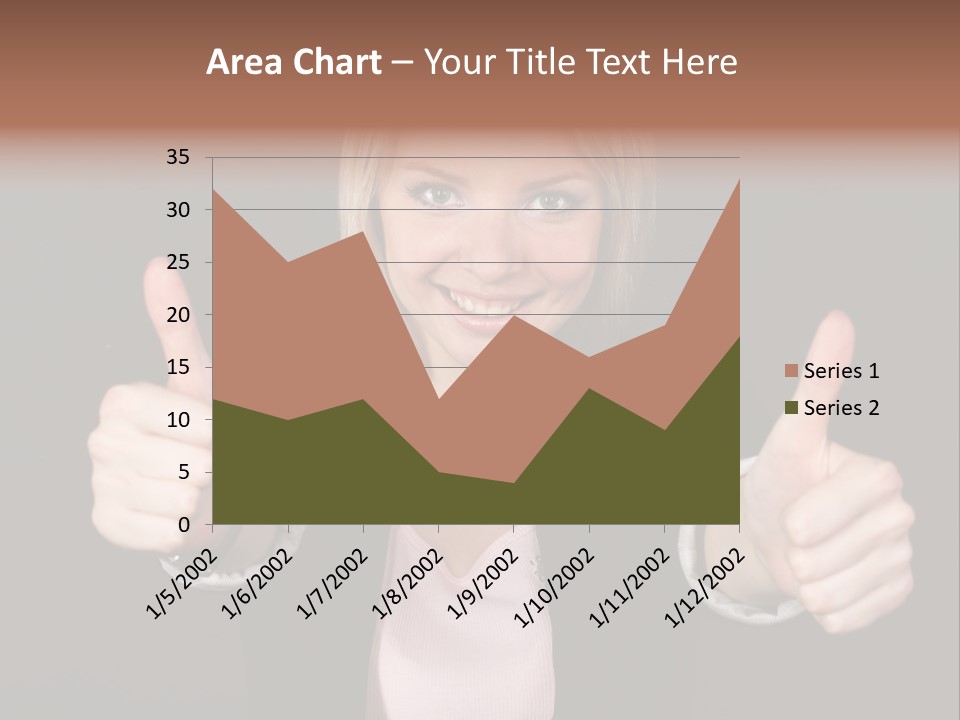 Joy Girl Woman PowerPoint Template