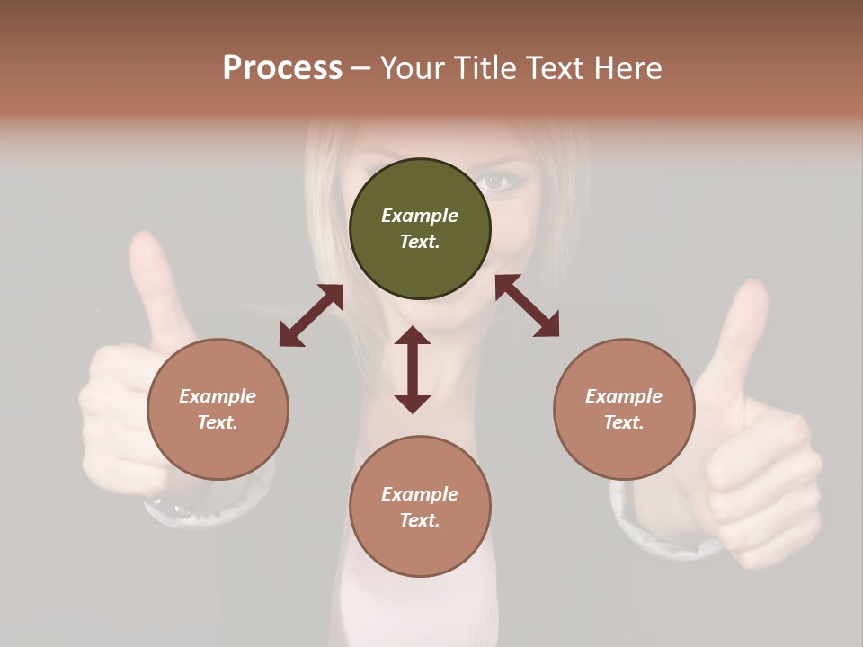 Joy Girl Woman PowerPoint Template