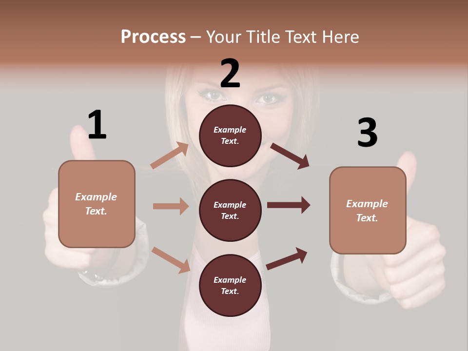 Joy Girl Woman PowerPoint Template