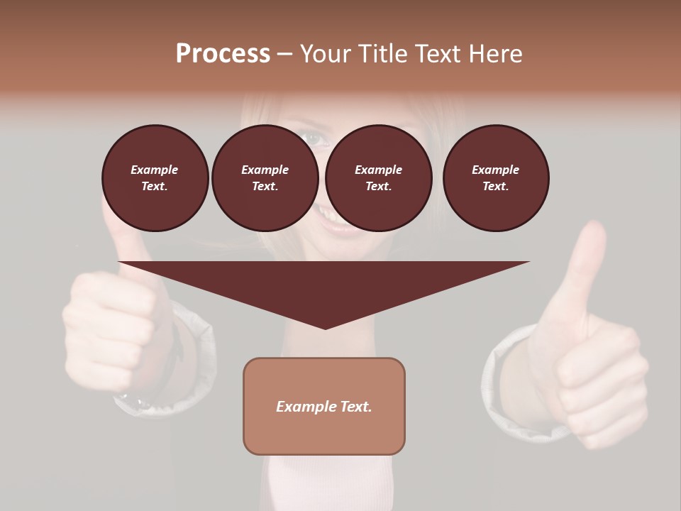 Joy Girl Woman PowerPoint Template