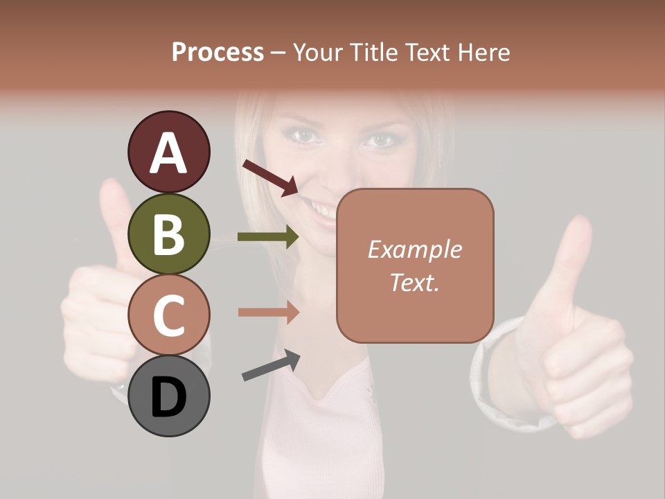 Joy Girl Woman PowerPoint Template