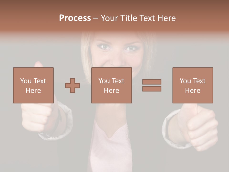 Joy Girl Woman PowerPoint Template