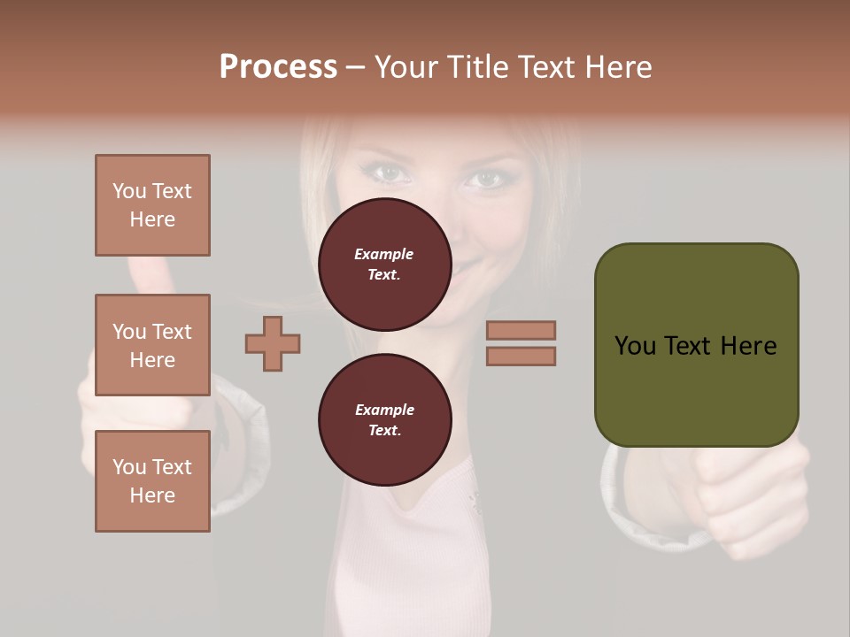 Joy Girl Woman PowerPoint Template