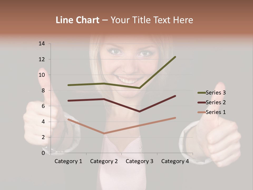 Joy Girl Woman PowerPoint Template