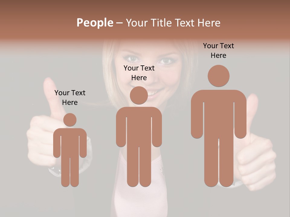 Joy Girl Woman PowerPoint Template