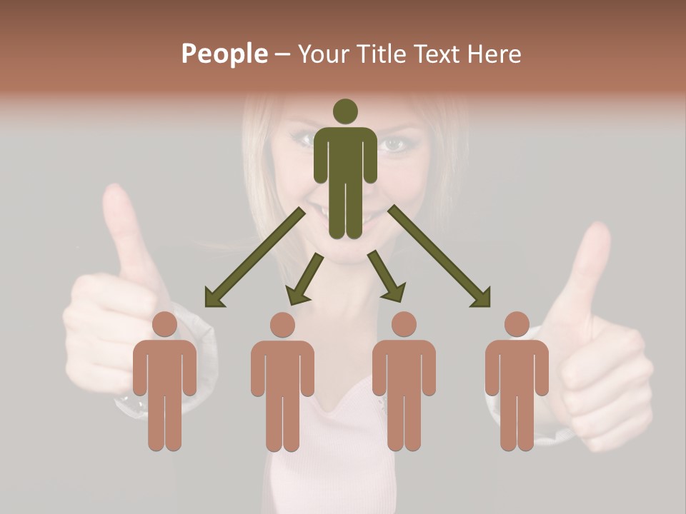 Joy Girl Woman PowerPoint Template