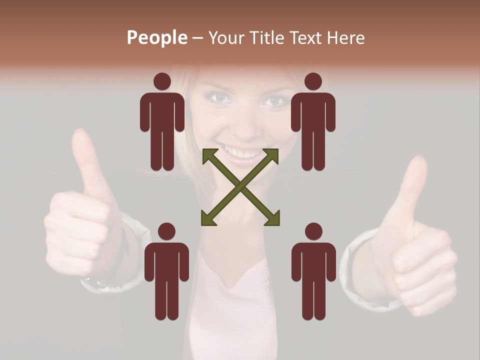 Joy Girl Woman PowerPoint Template