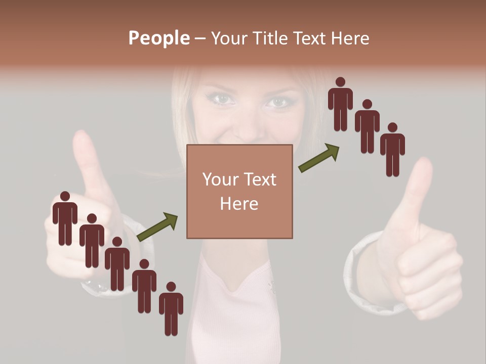 Joy Girl Woman PowerPoint Template