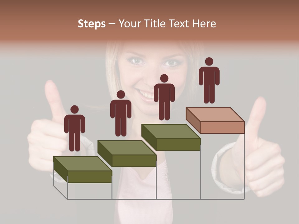 Joy Girl Woman PowerPoint Template