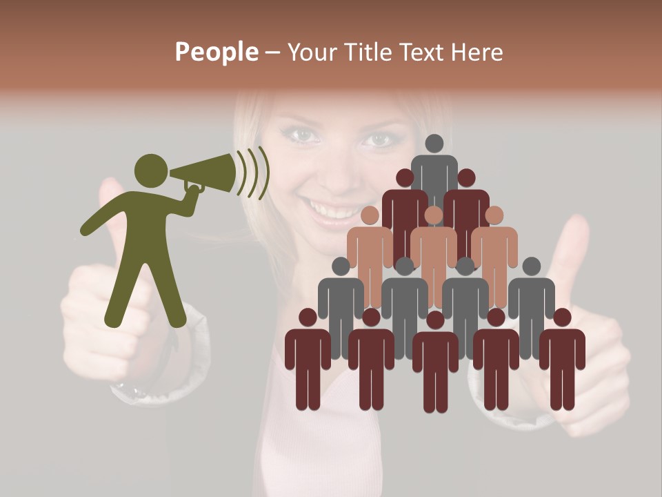 Joy Girl Woman PowerPoint Template