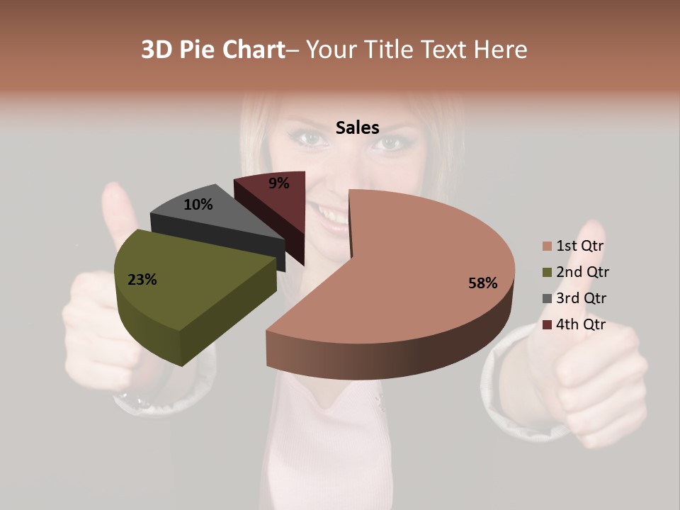 Joy Girl Woman PowerPoint Template