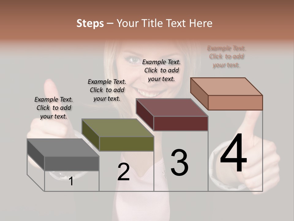 Joy Girl Woman PowerPoint Template