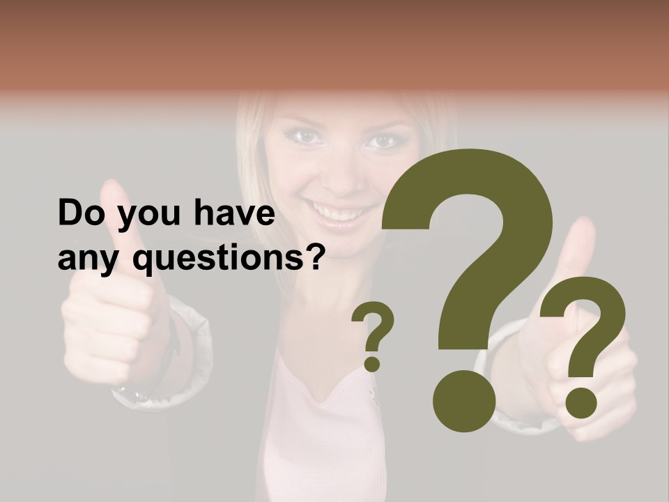 Joy Girl Woman PowerPoint Template