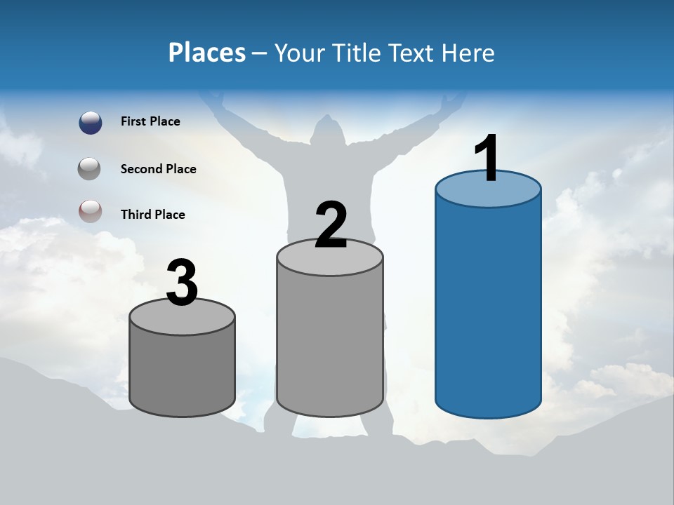 Achievement Freedom Top PowerPoint Template