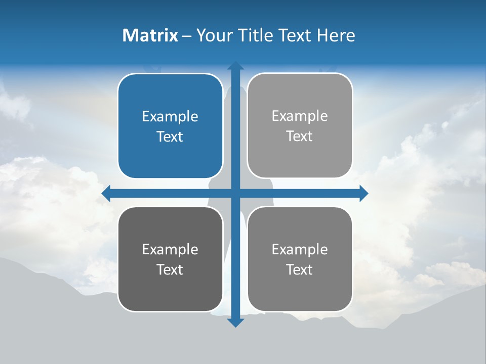Achievement Freedom Top PowerPoint Template