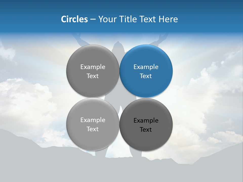Achievement Freedom Top PowerPoint Template