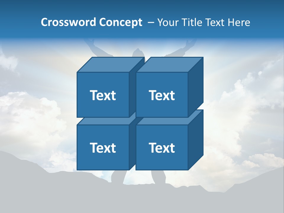 Achievement Freedom Top PowerPoint Template