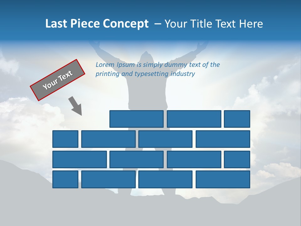 Achievement Freedom Top PowerPoint Template