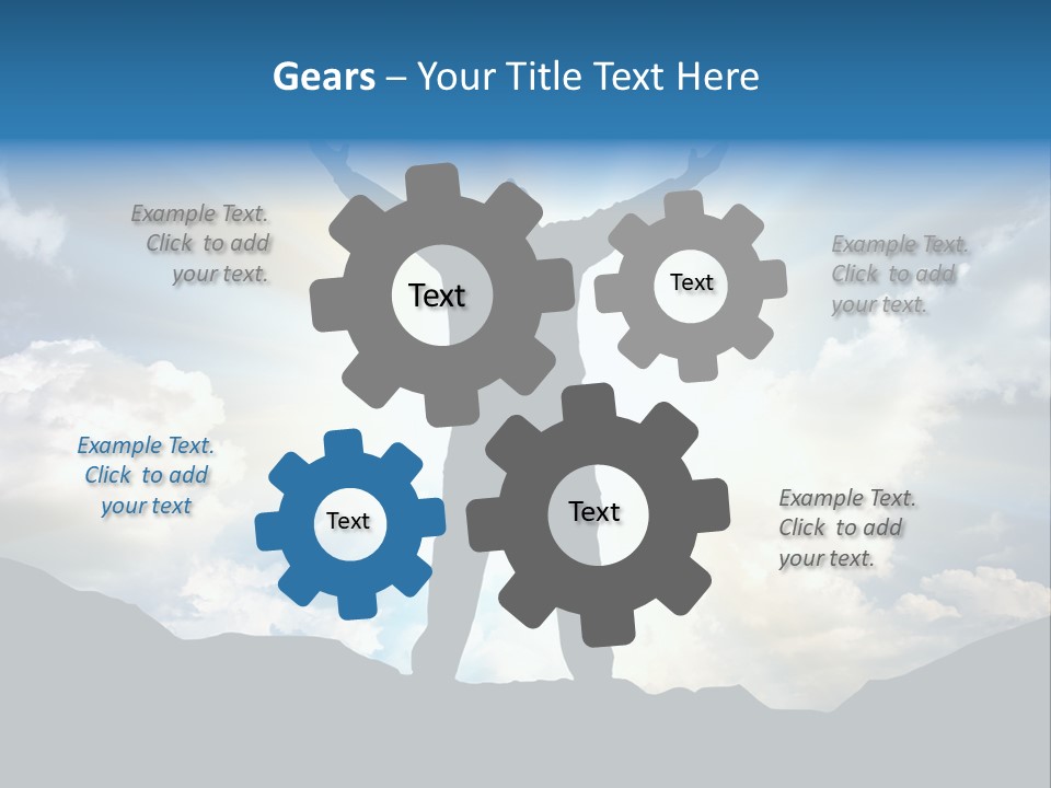 Achievement Freedom Top PowerPoint Template