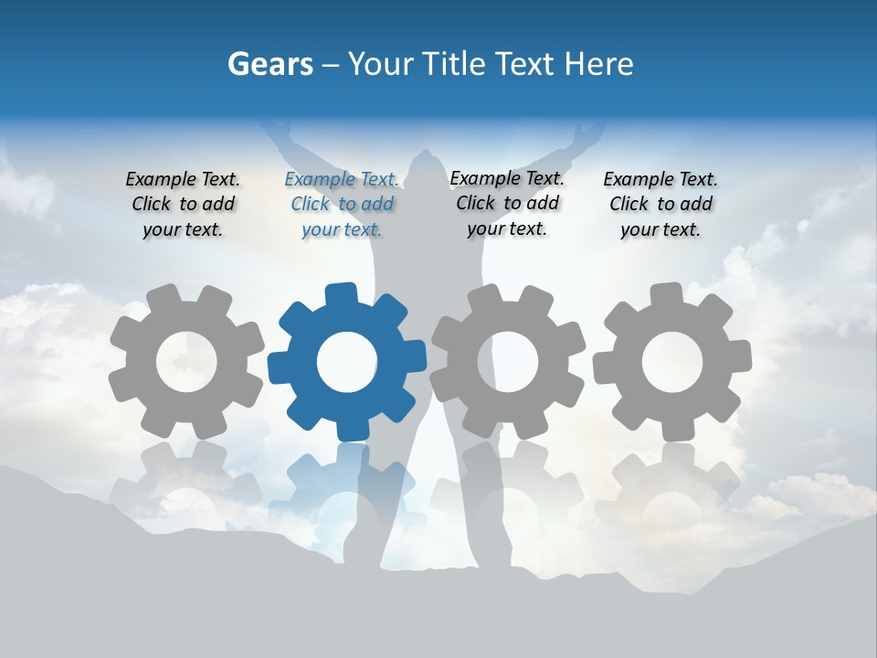 Achievement Freedom Top PowerPoint Template