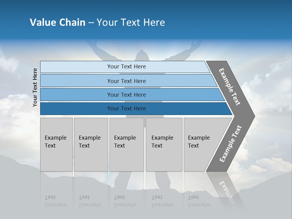 Achievement Freedom Top PowerPoint Template