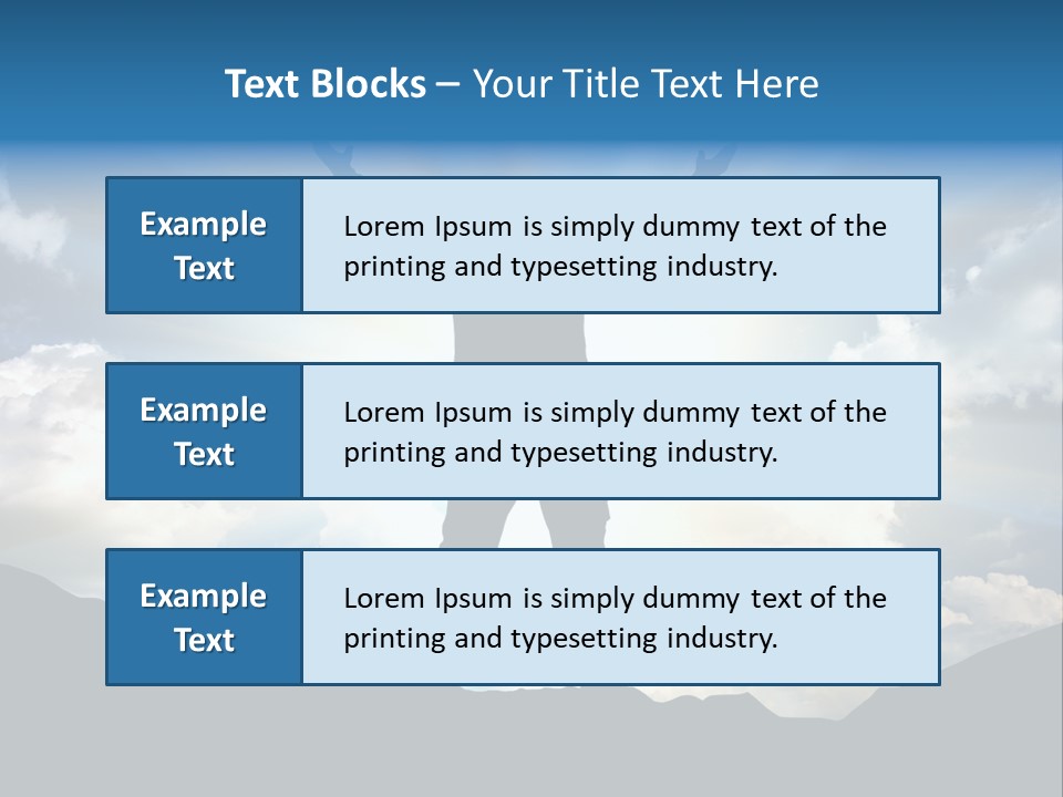 Achievement Freedom Top PowerPoint Template