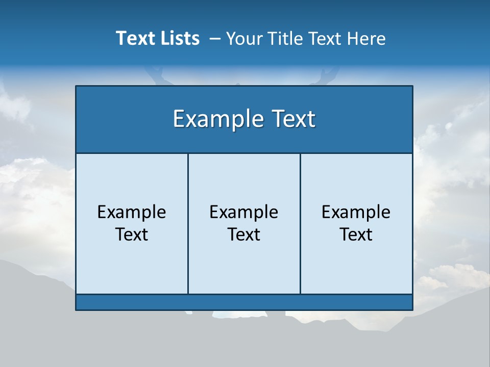 Achievement Freedom Top PowerPoint Template
