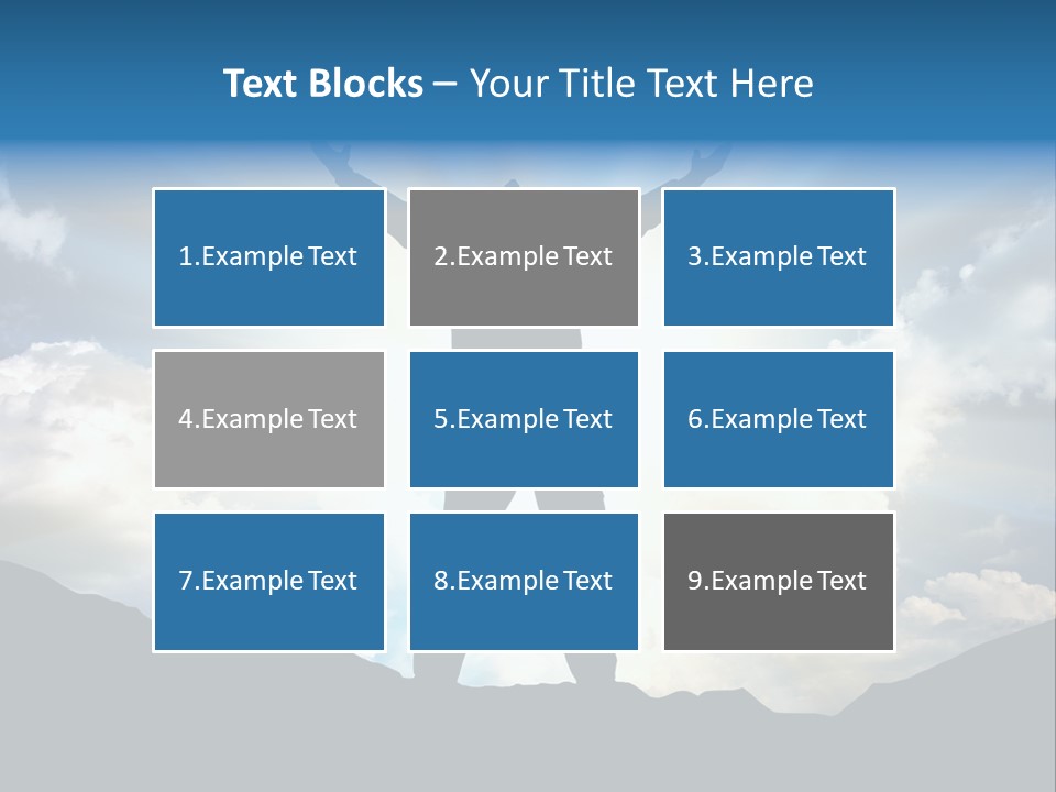 Achievement Freedom Top PowerPoint Template