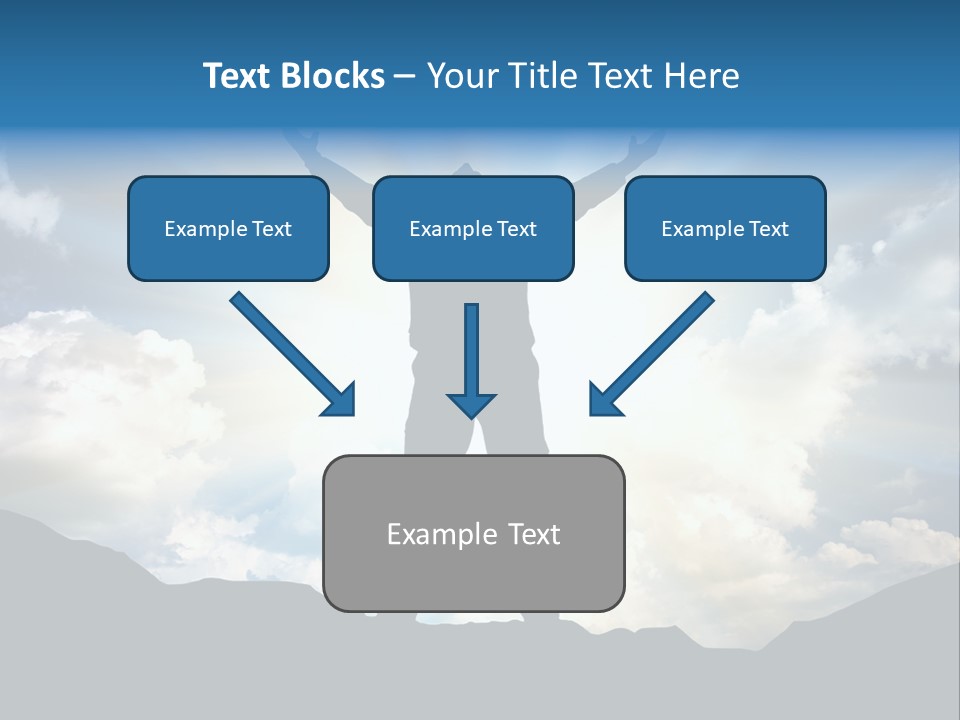Achievement Freedom Top PowerPoint Template