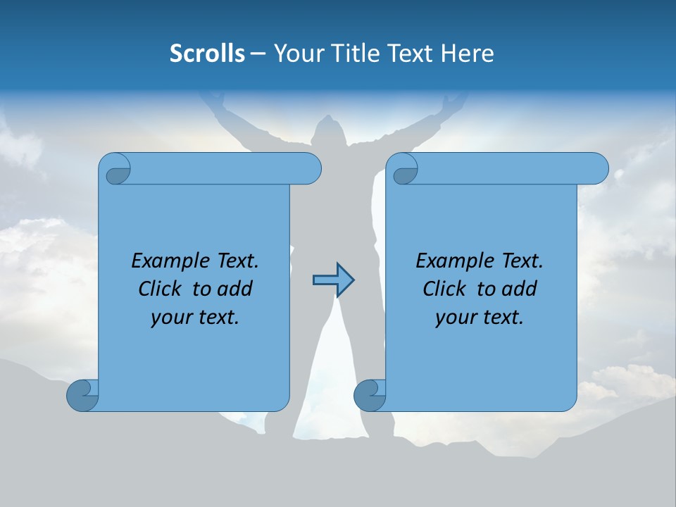 Achievement Freedom Top PowerPoint Template