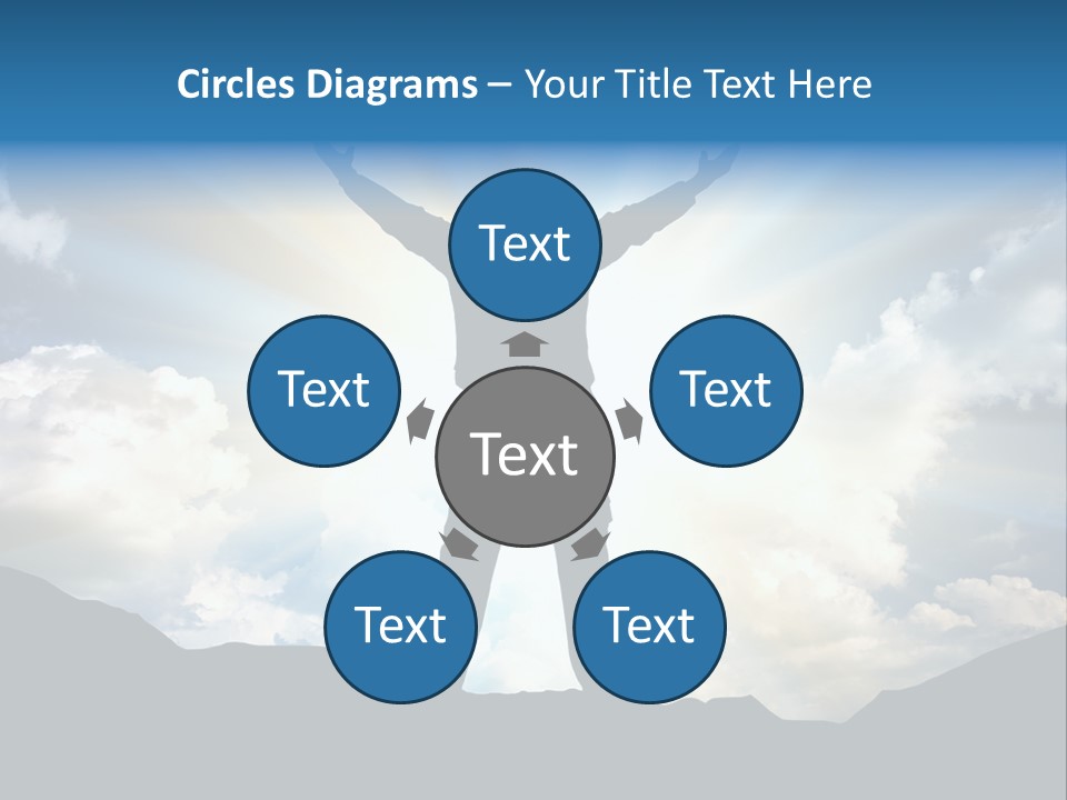 Achievement Freedom Top PowerPoint Template