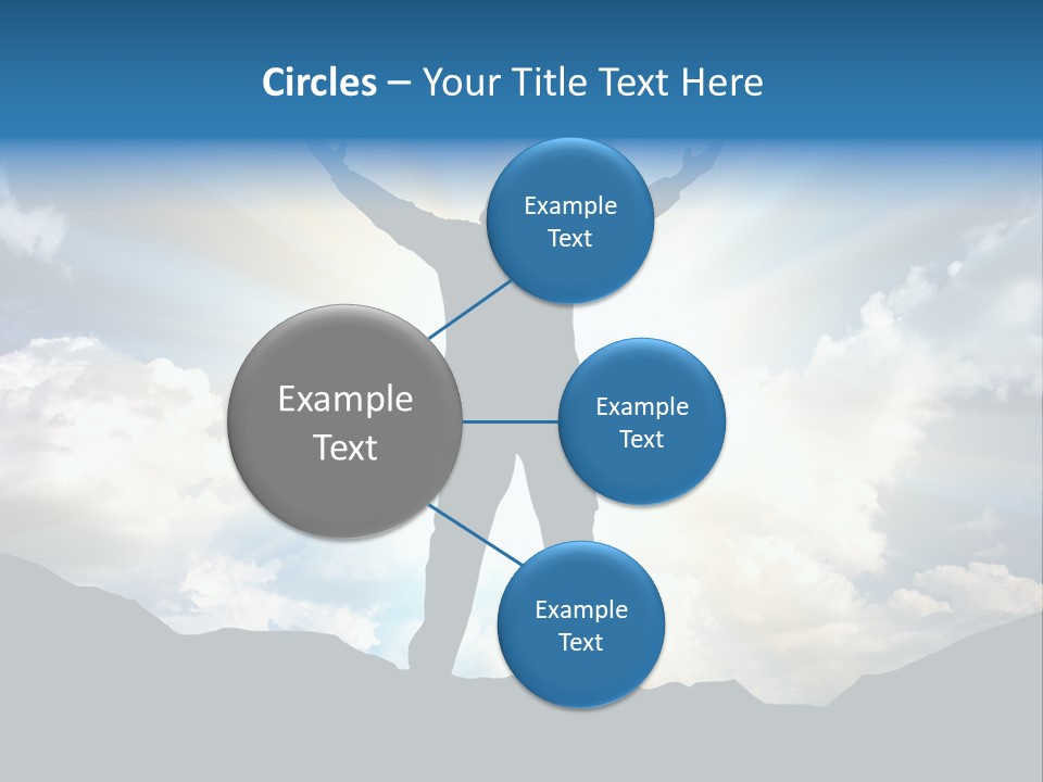 Achievement Freedom Top PowerPoint Template