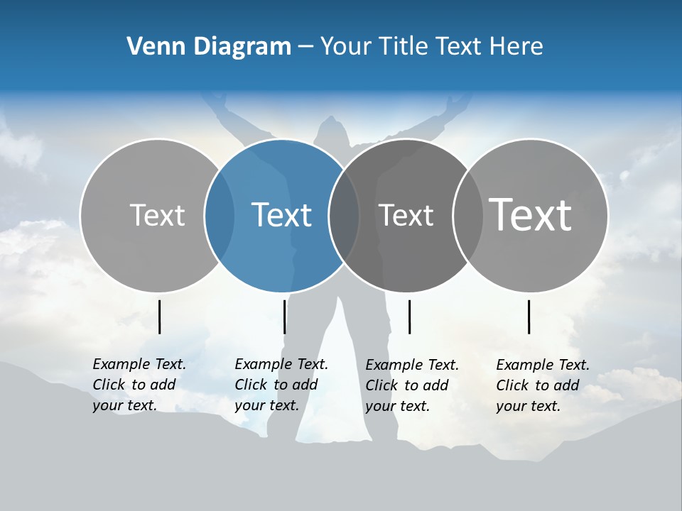 Achievement Freedom Top PowerPoint Template