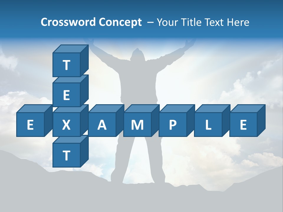 Achievement Freedom Top PowerPoint Template