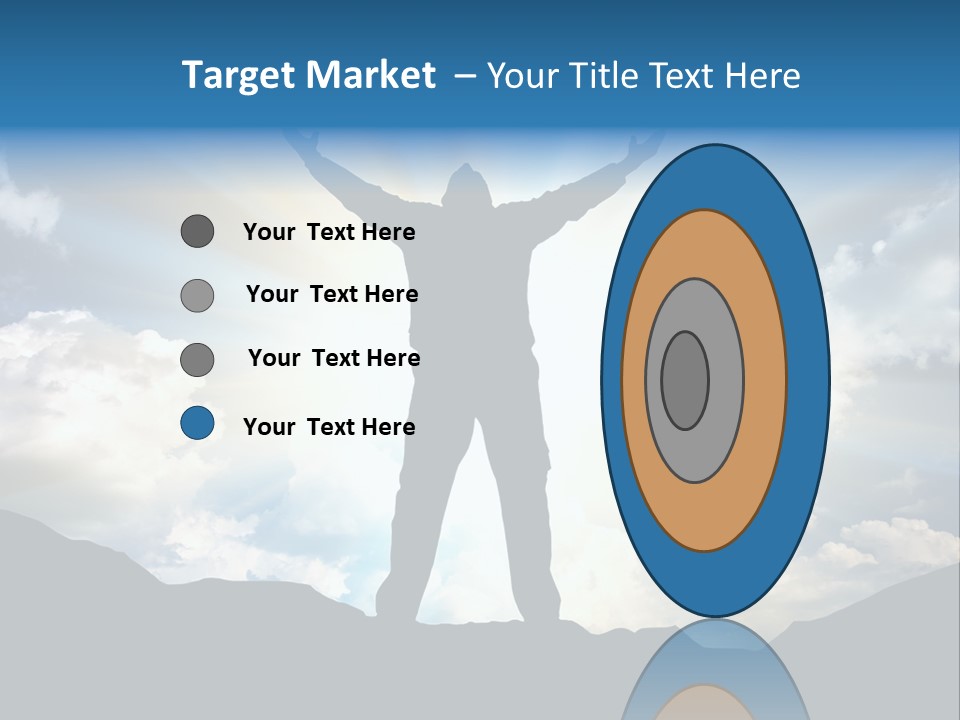 Achievement Freedom Top PowerPoint Template